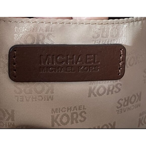 Michael Kors Signature Gold Logo Purse Authentic - Picture 7 of 10